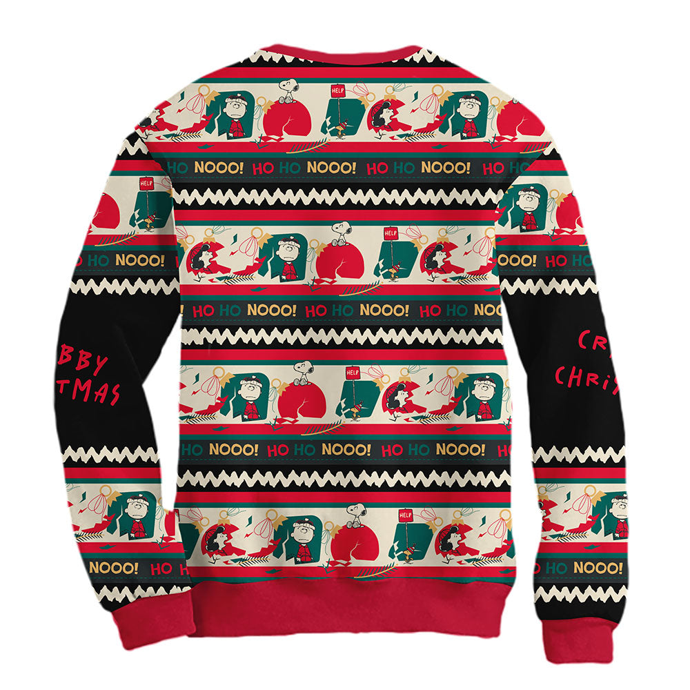 Sudadera Navideña Snoopy Crabby Christmas