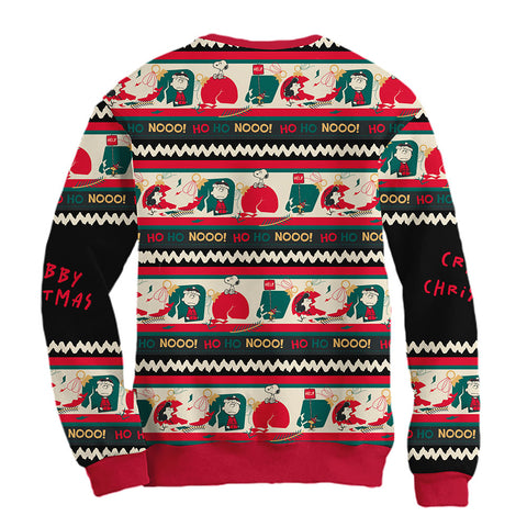 Sudadera Navideña Snoopy Crabby Christmas