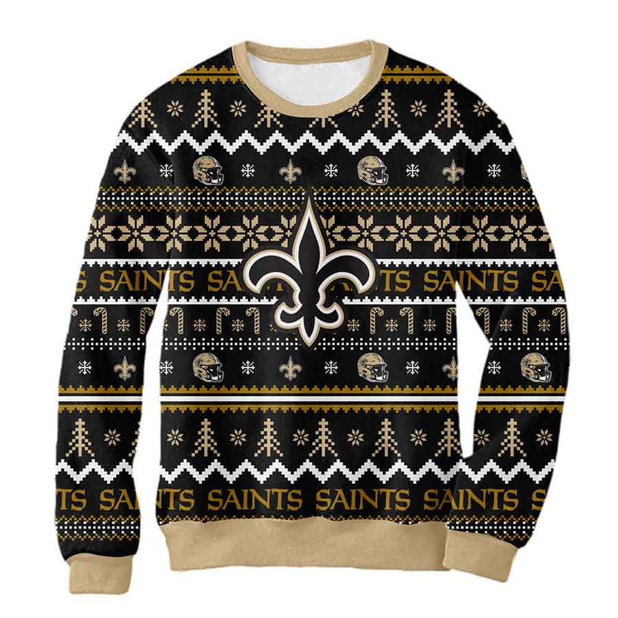 Sudadera Navideña New Orleans Saints