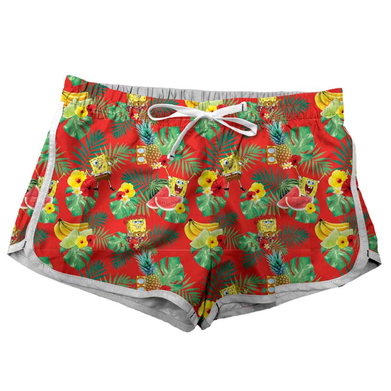 Traje De Baño Bob Esponja Frutas Tropicales Mujer