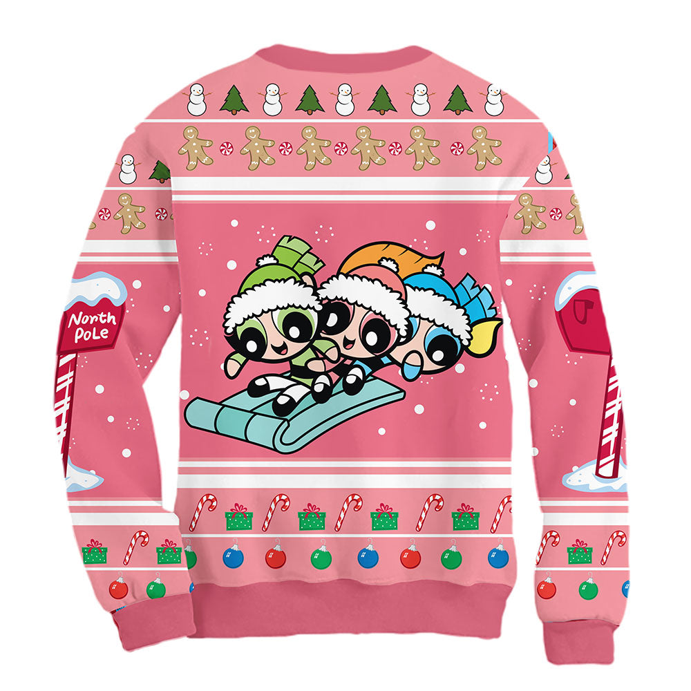 Sudadera Navideña Chicas Superpoderosas Bombon Oficial