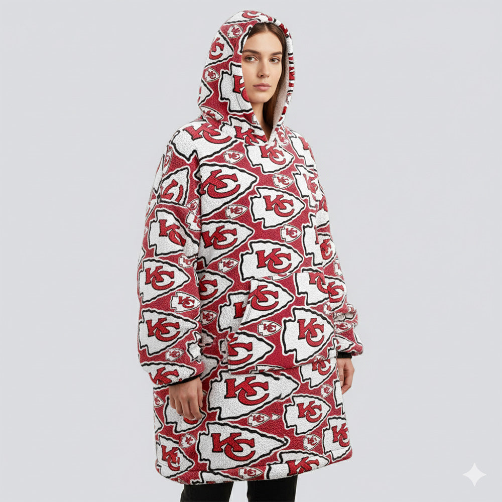 Sudaderota Kansas City Chiefs MaxiLogo