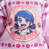Sudadera Navideña Miraculous Sushi Crush