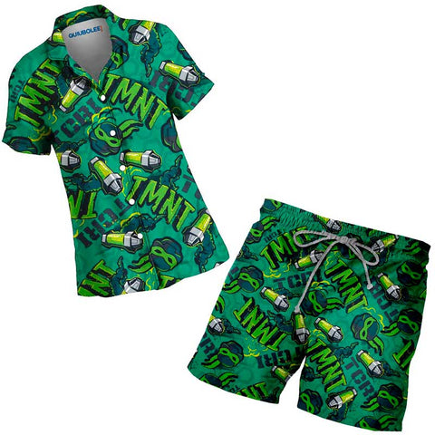 Conjunto Camisa Pijama Tortugas Ninja TCRI