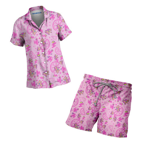 Conjunto Camisa Pijama Sunny Pink