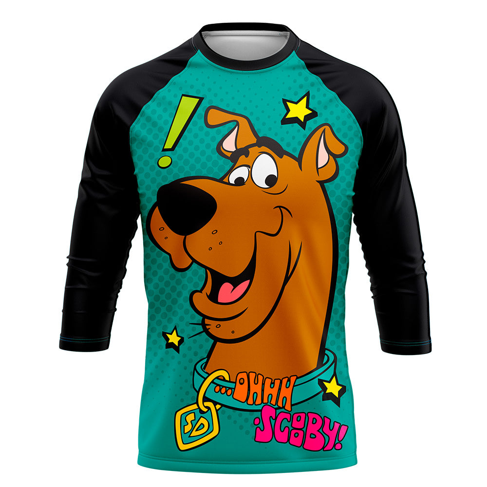 Playera Pijama Ranglan Scooby Doo Green