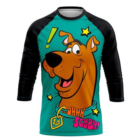 Playera Pijama Ranglan Scooby Doo Green