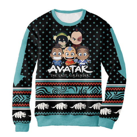 Sudadera Navideña Avatar Elementos