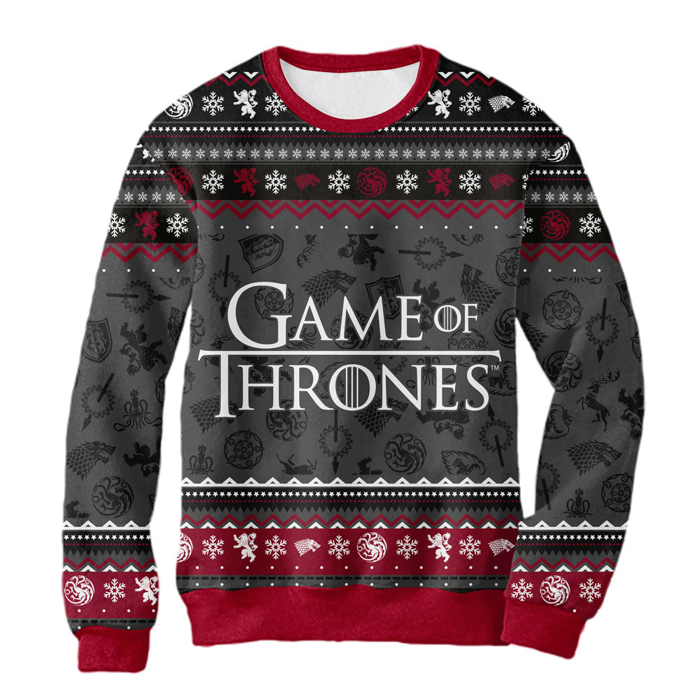 Sudadera Navideña Game Of Thrones Oficial