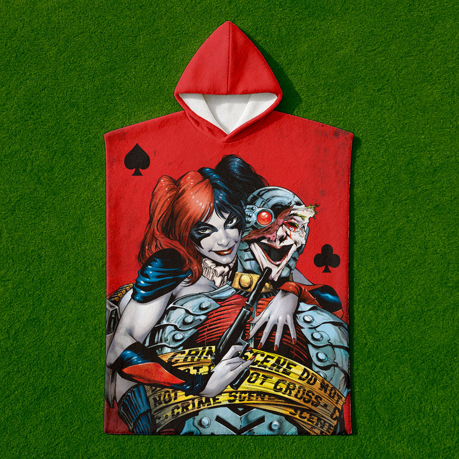 Poncho Toalla Bad Girl Harley Quinn