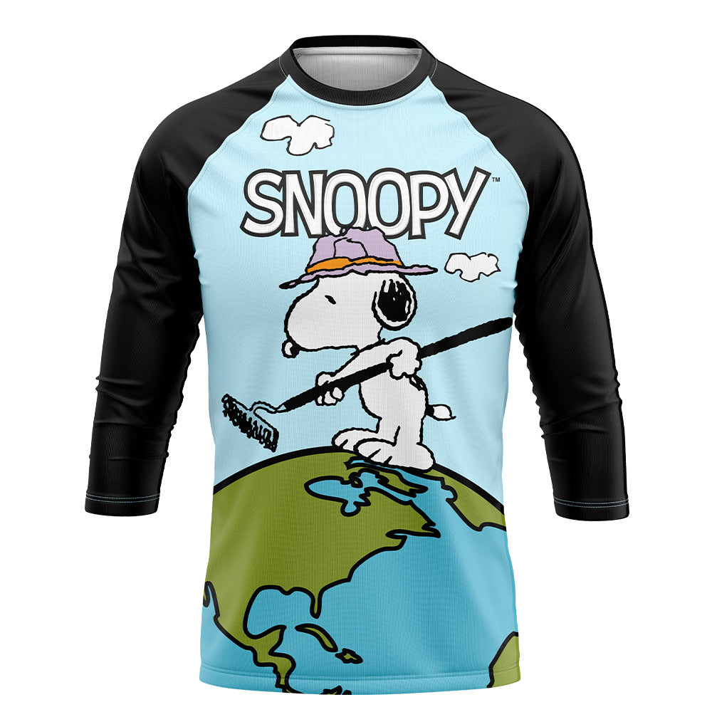 Playera Pijama Ranglan Snoopy Planet
