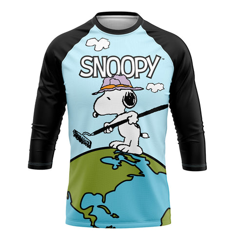 Playera Pijama Ranglan Snoopy Planet