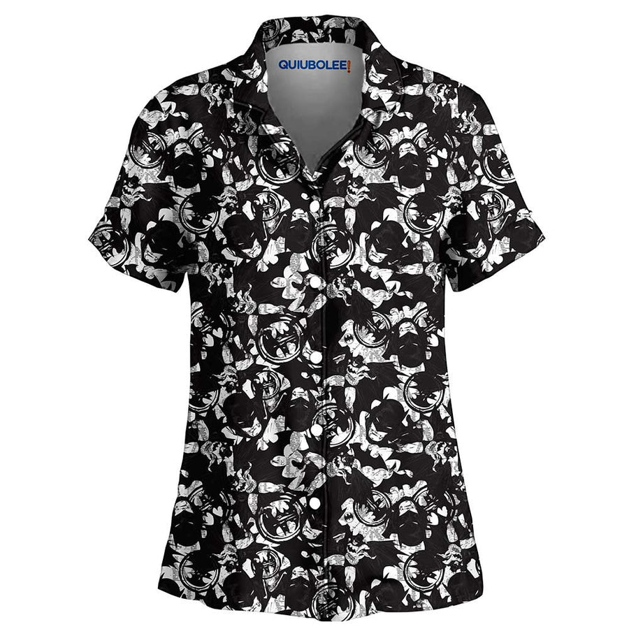 Camisa Pijama Batman Black and White