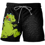 Traje de Baño Rugrats Reptar Black