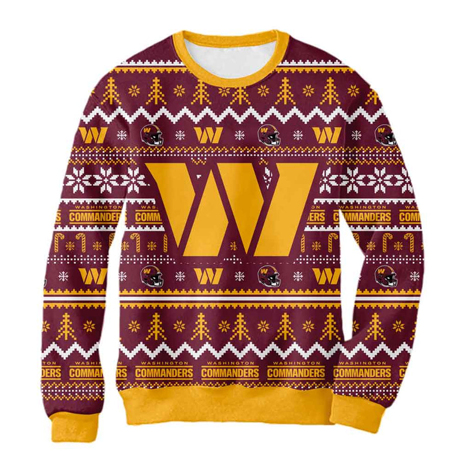 Sudadera Navideña Washington Commanders