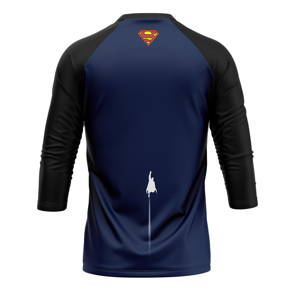 Playera Pijama Ranglan Superman Night