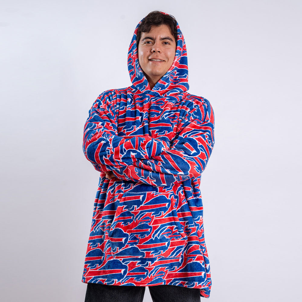 Sudaderota Buffalo Bills MaxiLogo