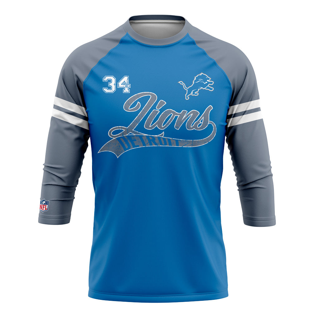 Playera Pijama Ranglan Detroit Lions Classic