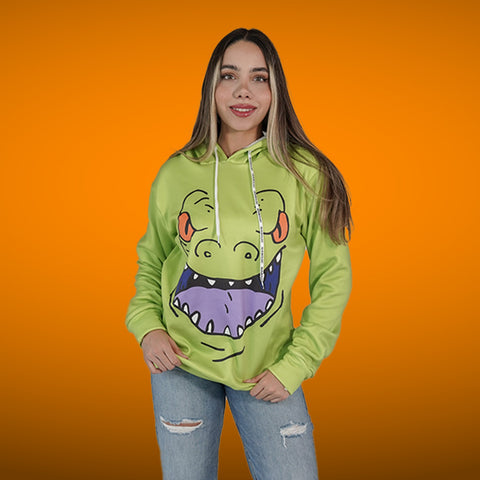 Sudadera Reptar Con Detalle en Gorro