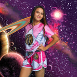 Conjunto Pijama Mighty Morphin Pink Ranger