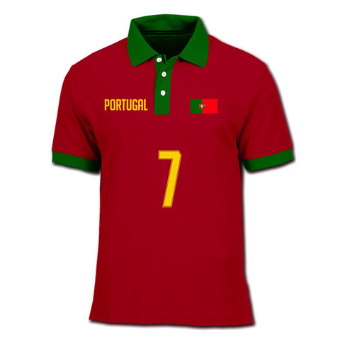 Playera Polo Portugal Retro