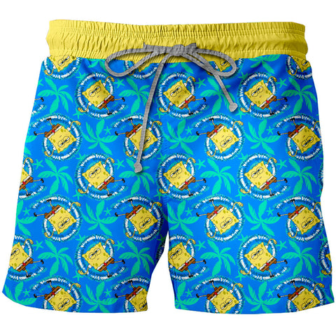 Traje de Baño Bob Tropical Style Blue