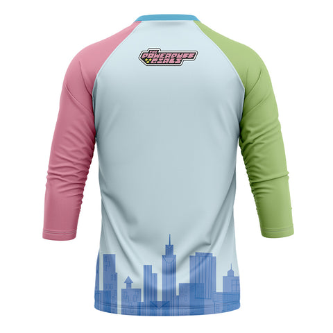 Playera Pijama Ranglan Chicas Superpoderosas Oficial