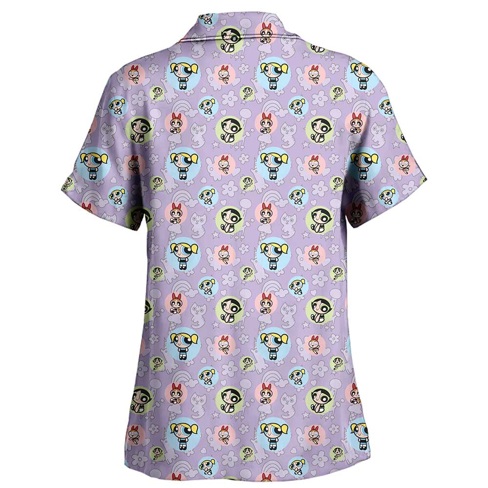 Camisa Pijama Chicas Superpoderosas Lila