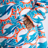 Sudaderota Miami Dolphins MaxiLogo