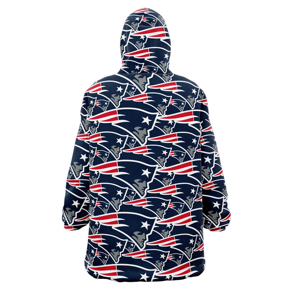 Sudaderota New England Patriots MaxiLogo