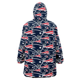 Sudaderota New England Patriots MaxiLogo