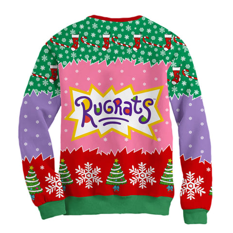 Sudadera Navideña Rugrats Santas Babies