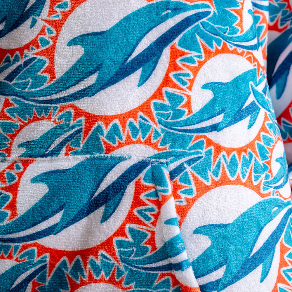Sudaderota Miami Dolphins MaxiLogo