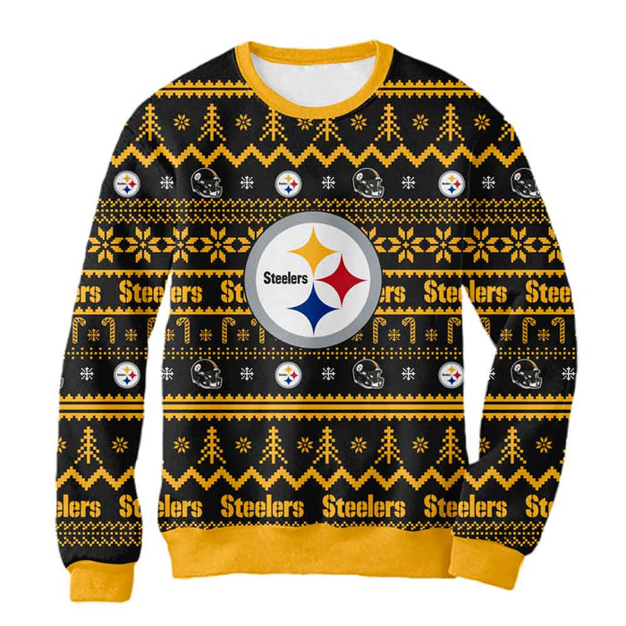 Sudadera Navideña Pittsburgh Steelers
