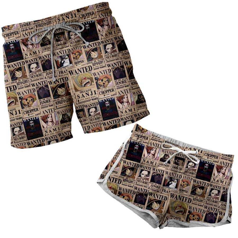 Short Pijama Mugiwaras Wanted
