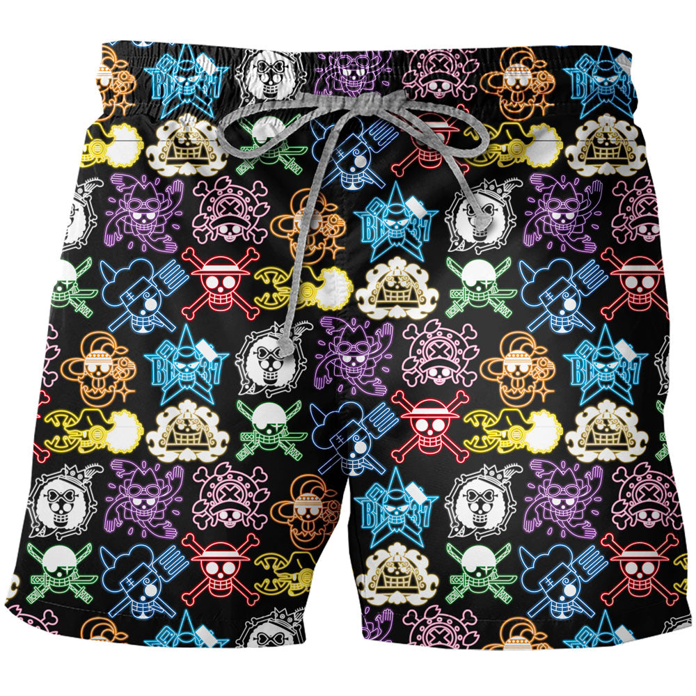 Traje de Baño One Piece Mugiwara Neon