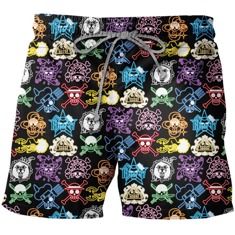 Traje de Baño One Piece Mugiwara Neon