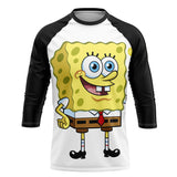 Playera Pijama Ranglan Bob Esponja Black