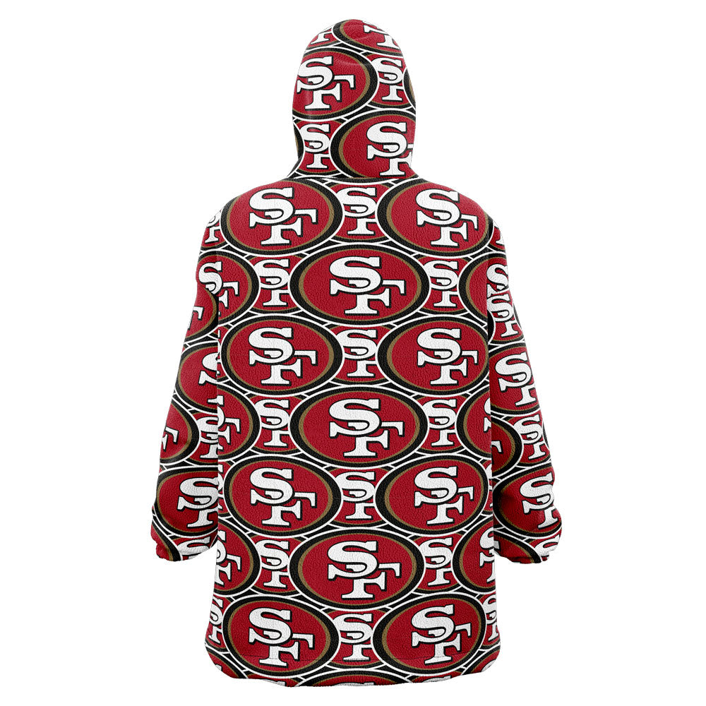 Sudaderota San Francisco 49ers MaxiLogo