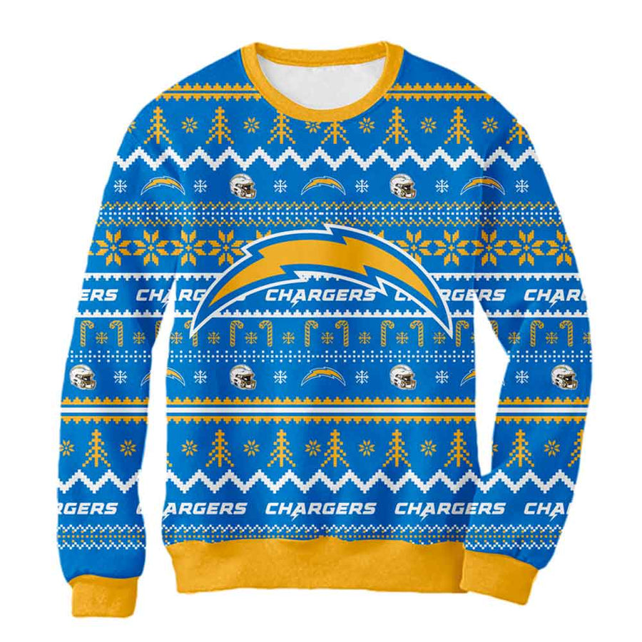 Sudadera Navideña Los Angeles Chargers