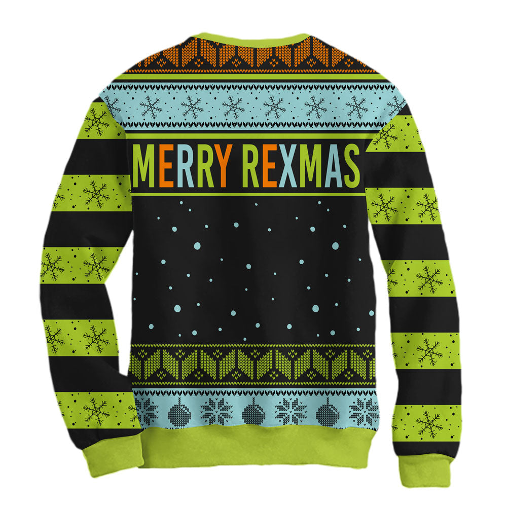Sudaderas Navideña Reptar Merry Rexmas