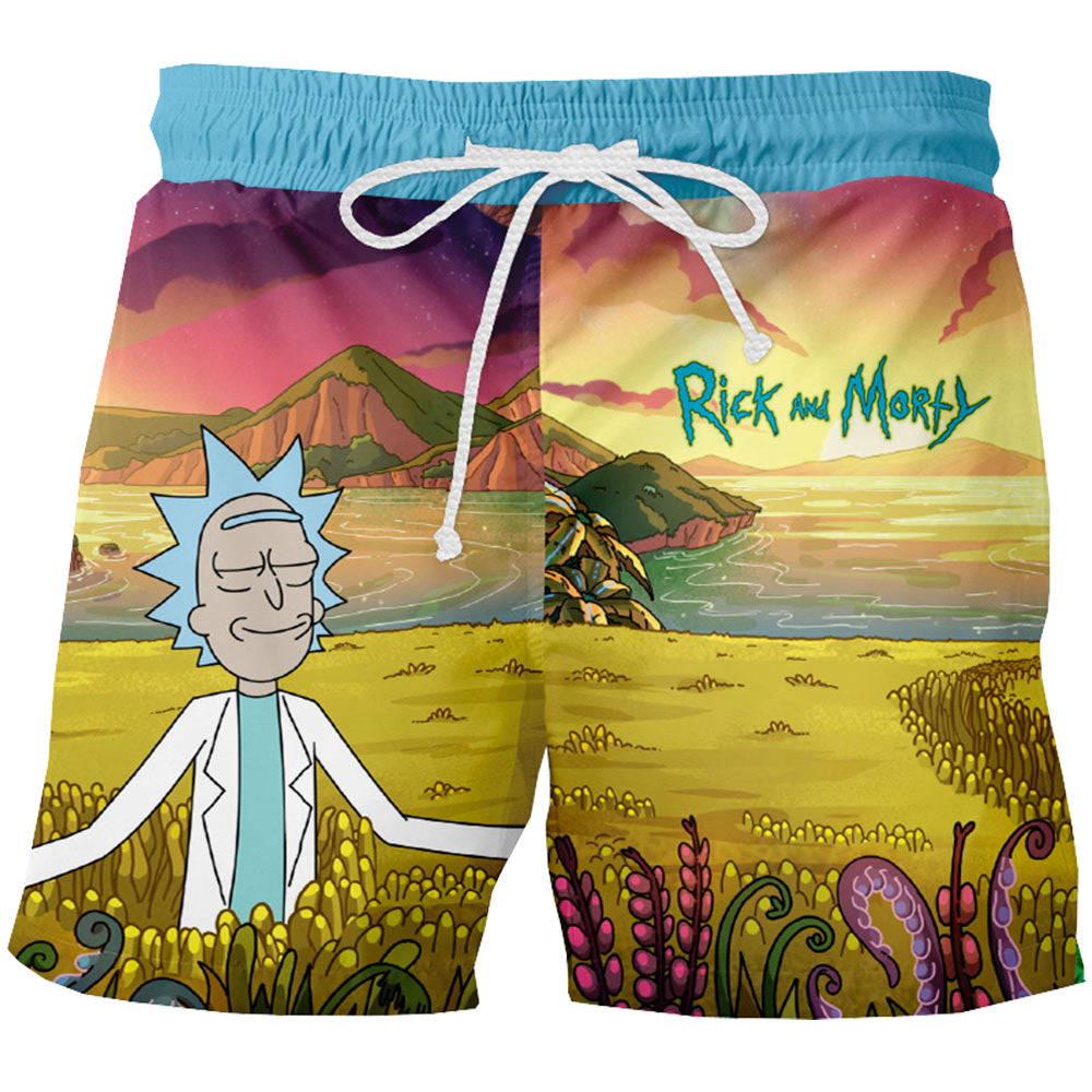 Traje de Baño Rick y Morty Paradise