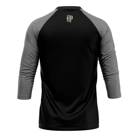 Playera Pijama Ranglan Howgarts Black