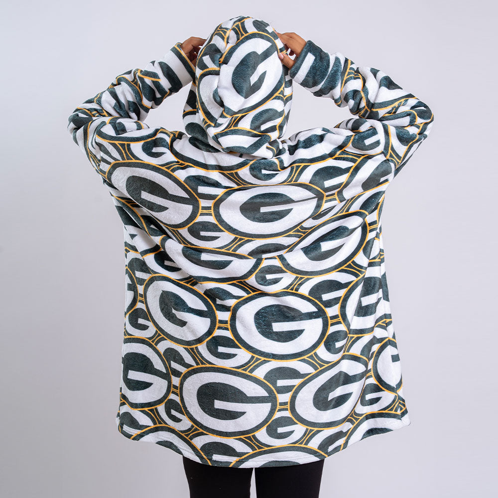 Sudaderota Green Bay Packers MaxiLogo