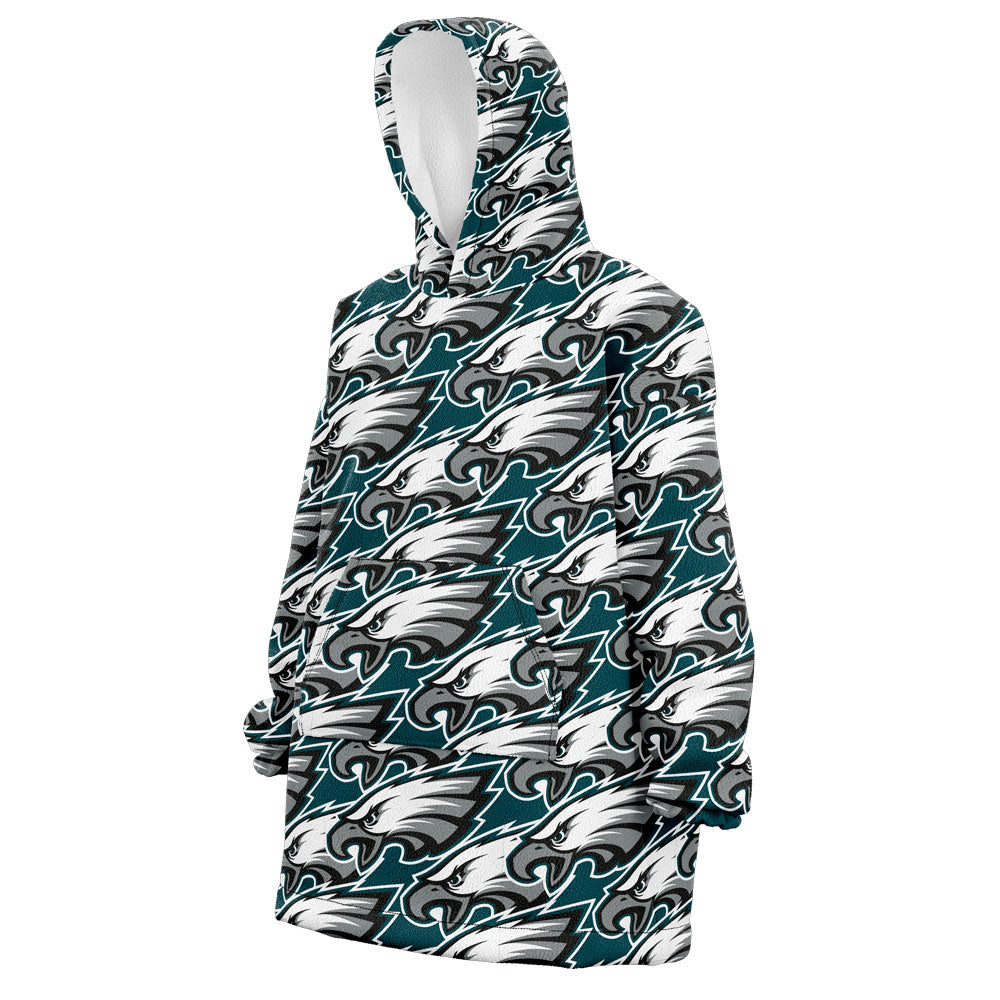 Sudaderota Philadelphia Eagles MaxiLogo