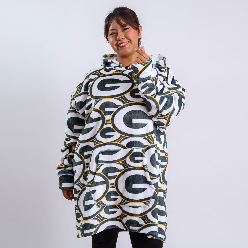 Sudaderota Green Bay Packers MaxiLogo