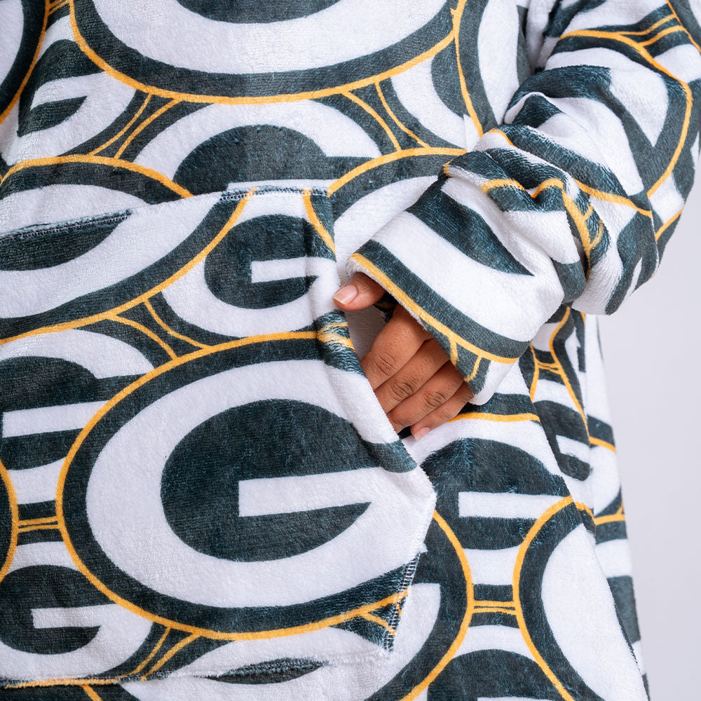 Sudaderota Green Bay Packers MaxiLogo