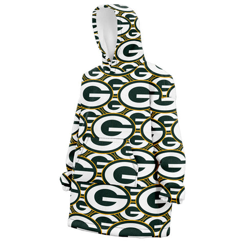 Sudaderota Green Bay Packers MaxiLogo