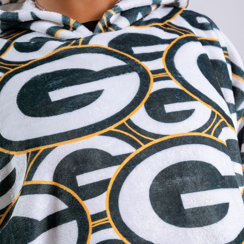 Sudaderota Green Bay Packers MaxiLogo