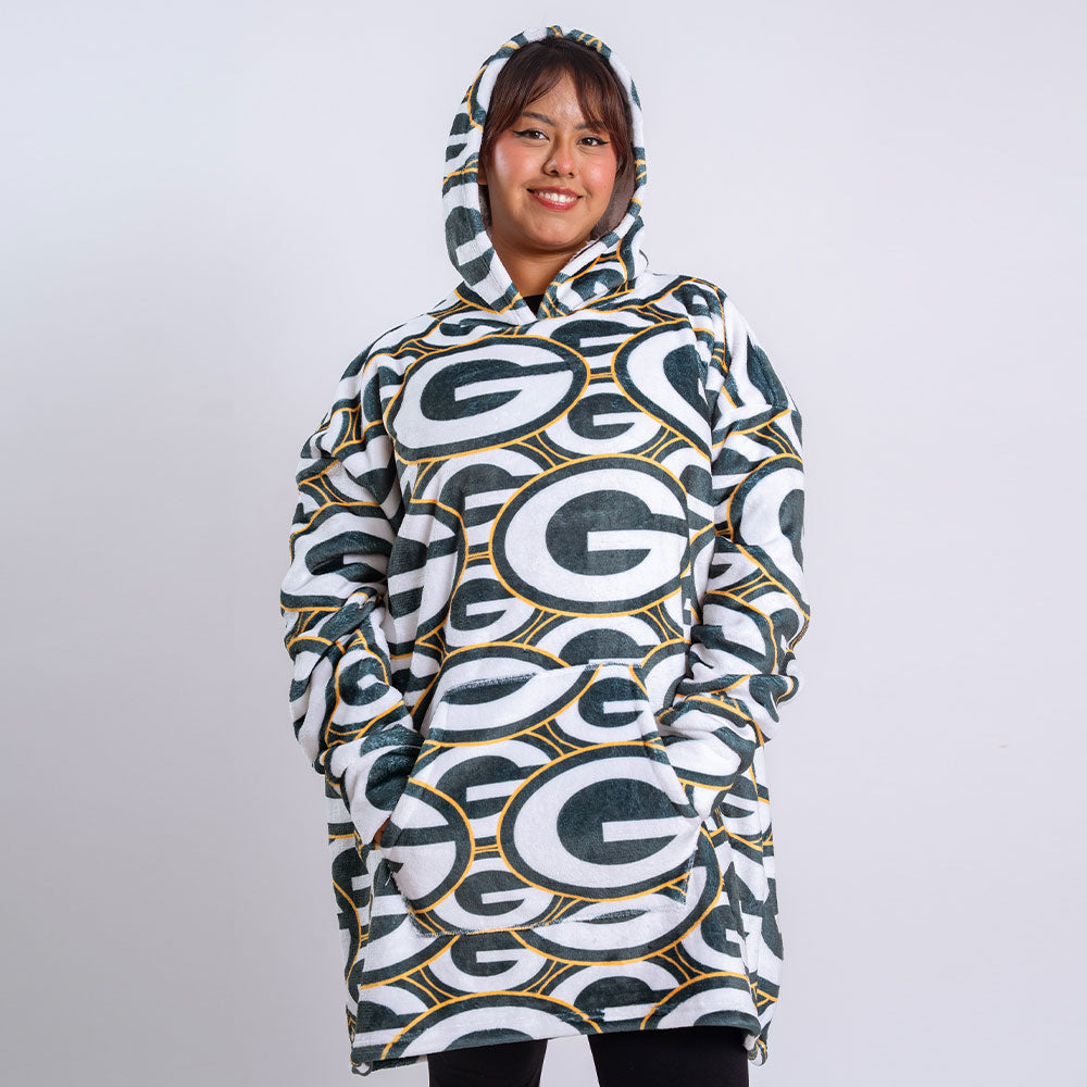 Sudaderota Green Bay Packers MaxiLogo